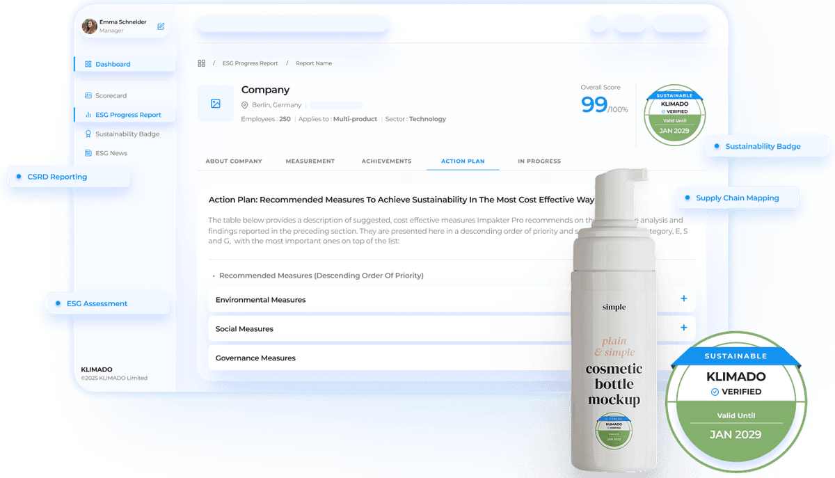 Sustainability Reporting: Easy. Affordable. Fast.